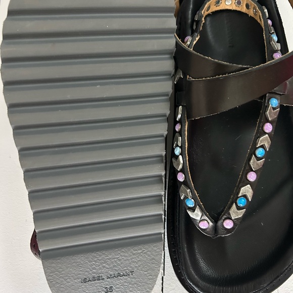 ISABEL MARANT chunky sandals with studs - Picture 3 of 5